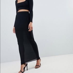 Ankle length Midaxi skirt